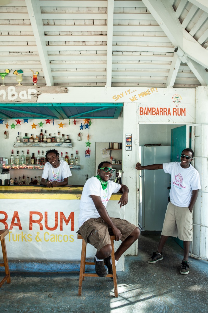 Lunch at da Conch Shack on Blue Hills Road in Providenciales, Turks & Caicos.